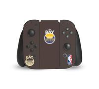 Head Case Designs Officially Licensed NBA Brown Design Golden State Warriors Logo Vinyl Sticker Gaming Skin Decal Cover Compatible With Nintendo Switch Joy-Con Controller