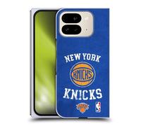 Head Case Designs Officially Licensed NBA Distressed New York Knicks Hard Back Case Compatible With Google Pixel 9 Pro Fold