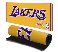 Head Case Designs Officially Licensed NBA Gold Design Los Angeles Lakers Logo 23.62 x 11.81 x 0.12 inches (600 x 300 mm) - L Gaming Office Desk PC Keyboard Mouse Mat Pad