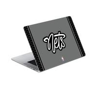 Head Case Designs Officially Licensed NBA Gray Design Brooklyn Nets Logo Vinyl Sticker Skin Decal Cover Compatible With MacBook Pro 16" A2485
