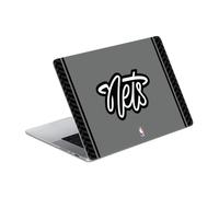 Head Case Designs Officially Licensed NBA Gray Design Brooklyn Nets Logo Vinyl Sticker Skin Decal Cover Compatible With MacBook Pro 14" A2442