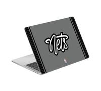 Head Case Designs Officially Licensed NBA Gray Design Brooklyn Nets Logo Vinyl Sticker Skin Decal Cover Compatible With MacBook Pro 13" A2338