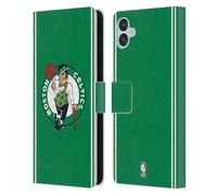 Head Case Designs Officially Licensed NBA Green Design Boston Celtics Logo Leather Wallet Case Compatible With Samsung Galaxy M04 5G / A04e