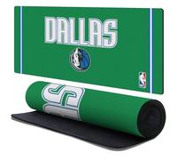 Head Case Designs Officially Licensed NBA Green Design Dallas Mavericks Logo 37.4 x 15.75 x 0.16 inches (900 x 400 mm) - XL Gaming Office Desk PC Keyboard Mouse Mat Pad