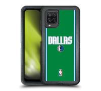 Head Case Designs Officially Licensed NBA Green Design Dallas Mavericks Logo Ultra-Armoured Shockproof Case [Military Grade Protection] Compatible With Samsung Galaxy A12 (2020)