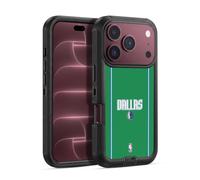 Head Case Designs Officially Licensed NBA Green Design Dallas Mavericks Logo Ultra-Armoured Shockproof Case [Military Grade Protection] Compatible With Apple iPhone 18 Pro