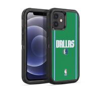 Head Case Designs Officially Licensed NBA Green Design Dallas Mavericks Logo Ultra-Armoured Shockproof Case [Military Grade Protection] Compatible With Apple iPhone 12 / iPhone 12 Pro