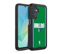 Head Case Designs Officially Licensed NBA Green Design Dallas Mavericks Logo Ultra-Armoured Shockproof Case [Military Grade Protection] Compatible With Samsung Galaxy A16 5G