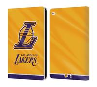 Head Case Designs Officially Licensed NBA Horizontal Banner Los Angeles Lakers Leather Wallet Case Compatible With Apple iPad Air 2 (2014)