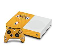 Head Case Designs Officially Licensed NBA Horizontal Banner Los Angeles Lakers Vinyl Sticker Gaming Skin Decal Cover Compatible With Xbox One S Console and Controller Bundle