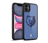 Head Case Designs Officially Licensed NBA Light Blue Memphis Grizzlies Logo Gel Armour Case [Military Grade Protection] Compatible With Apple iPhone 11