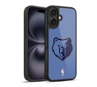 Head Case Designs Officially Licensed NBA Light Blue Memphis Grizzlies Logo Gel Armour Case [Military Grade Protection] Compatible With Apple iPhone 16
