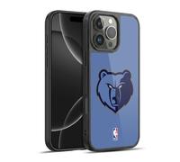 Head Case Designs Officially Licensed NBA Light Blue Memphis Grizzlies Logo Gel Armour Case [Military Grade Protection] Compatible With Apple iPhone 16 Pro Max