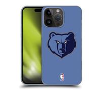 Head Case Designs Officially Licensed NBA Light Blue Memphis Grizzlies Logo Hard Back Case Compatible With Apple iPhone 15 Pro Max