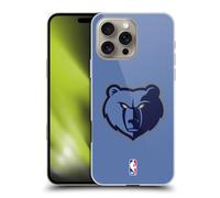 Head Case Designs Officially Licensed NBA Light Blue Memphis Grizzlies Logo Hard Back Case Compatible With Apple iPhone 16 Pro Max