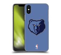 Head Case Designs Officially Licensed NBA Light Blue Memphis Grizzlies Logo Hard Back Case Compatible With Apple iPhone X/iPhone XS