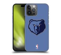 Head Case Designs Officially Licensed NBA Light Blue Memphis Grizzlies Logo Hard Back Case Compatible With Apple iPhone 14 Pro Max