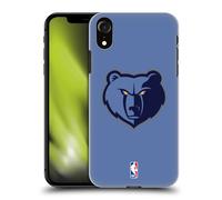 Head Case Designs Officially Licensed NBA Light Blue Memphis Grizzlies Logo Hard Back Case Compatible With Apple iPhone XR