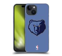 Head Case Designs Officially Licensed NBA Light Blue Memphis Grizzlies Logo Hard Back Case Compatible With Apple iPhone 15