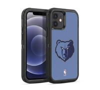 Head Case Designs Officially Licensed NBA Light Blue Memphis Grizzlies Logo Ultra-Armoured Shockproof Case [Military Grade Protection] Compatible With Apple iPhone 12 / iPhone 12 Pro