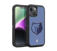 Head Case Designs Officially Licensed NBA Light Blue Memphis Grizzlies Logo Ultra-Armoured Shockproof Case [Military Grade Protection] Compatible With Apple iPhone 14
