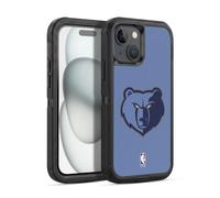 Head Case Designs Officially Licensed NBA Light Blue Memphis Grizzlies Logo Ultra-Armoured Shockproof Case [Military Grade Protection] Compatible With Apple iPhone 15