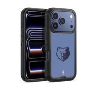 Head Case Designs Officially Licensed NBA Light Blue Memphis Grizzlies Logo Ultra-Armoured Shockproof Case [Military Grade Protection] Compatible With Apple iPhone 17 Pro Max