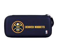 Head Case Designs Officially Licensed NBA Midnight Blue Badge Denver Nuggets Logo Hard Storage Travel Carry Case Compatible With Nintendo Switch