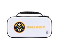 Head Case Designs Officially Licensed NBA Midnight Blue Badge Denver Nuggets Logo White Hard Storage Travel Carry Case Compatible With Nintendo Switch 2