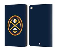 Head Case Designs Officially Licensed NBA Midnight Blue Denver Nuggets Logo Leather Wallet Case Compatible With Apple iPad Air 2 (2014)