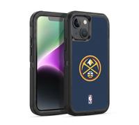Head Case Designs Officially Licensed NBA Midnight Blue Denver Nuggets Logo Ultra-Armoured Shockproof Case [Military Grade Protection] Compatible With Apple iPhone 14
