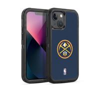 Head Case Designs Officially Licensed NBA Midnight Blue Denver Nuggets Logo Ultra-Armoured Shockproof Case [Military Grade Protection] Compatible With Apple iPhone 13