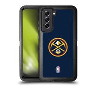 Head Case Designs Officially Licensed NBA Midnight Blue Denver Nuggets Logo Ultra-Armoured Shockproof Case [Military Grade Protection] Compatible With Samsung Galaxy S21 FE 5G