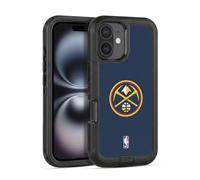 Head Case Designs Officially Licensed NBA Midnight Blue Denver Nuggets Logo Ultra-Armoured Shockproof Case [Military Grade Protection] Compatible With Apple iPhone 16