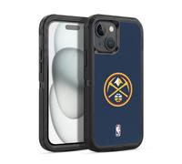Head Case Designs Officially Licensed NBA Midnight Blue Denver Nuggets Logo Ultra-Armoured Shockproof Case [Military Grade Protection] Compatible With Apple iPhone 15