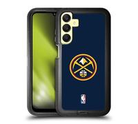 Head Case Designs Officially Licensed NBA Midnight Blue Denver Nuggets Logo Ultra-Armoured Shockproof Case [Military Grade Protection] Compatible With Samsung Galaxy A25 5G