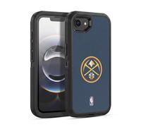 Head Case Designs Officially Licensed NBA Midnight Blue Denver Nuggets Logo Ultra-Armoured Shockproof Case [Military Grade Protection] Compatible With Apple iPhone 16e / iPhone 17e