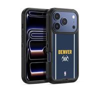 Head Case Designs Officially Licensed NBA Midnight Blue Design Denver Nuggets Logo Ultra-Armoured Shockproof Case [Military Grade Protection] Compatible With Apple iPhone 17 Pro Max