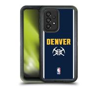 Head Case Designs Officially Licensed NBA Midnight Blue Design Denver Nuggets Logo Ultra-Armoured Shockproof Case [Military Grade Protection] Compatible With Galaxy A33 5G (2022)
