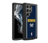 Head Case Designs Officially Licensed NBA Midnight Blue Design Denver Nuggets Logo Ultra-Armoured Shockproof Case [Military Grade Protection] Compatible With Samsung Galaxy S22 Ultra 5G