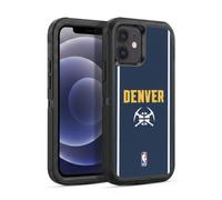 Head Case Designs Officially Licensed NBA Midnight Blue Design Denver Nuggets Logo Ultra-Armoured Shockproof Case [Military Grade Protection] Compatible With Apple iPhone 12 / iPhone 12 Pro