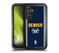 Head Case Designs Officially Licensed NBA Midnight Blue Design Denver Nuggets Logo Ultra-Armoured Shockproof Case [Military Grade Protection] Compatible With Samsung Galaxy A54 5G