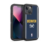 Head Case Designs Officially Licensed NBA Midnight Blue Design Denver Nuggets Logo Ultra-Armoured Shockproof Case [Military Grade Protection] Compatible With Apple iPhone 13