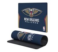 Head Case Designs Officially Licensed NBA Navy Blue Design New Orleans Pelicans Logo 9.84 x 11.81 x 0.12 inches (250 x 300 mm) - S Gaming Office Desk PC Keyboard Mouse Mat Pad