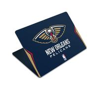 Head Case Designs Officially Licensed NBA Navy Blue Design New Orleans Pelicans Logo Vinyl Sticker Skin Decal Cover Compatible With Apple MacBook Air 15" M2 2023