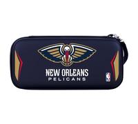 Head Case Designs Officially Licensed NBA Navy Blue Design Text New Orleans Pelicans Logo Hard Storage Travel Carry Case Compatible With Nintendo Switch