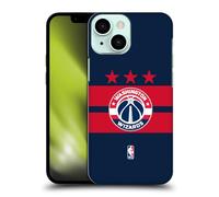 Head Case Designs Officially Licensed NBA Navy Blue Design Washington Wizards Logo Hard Back Case Compatible With Apple iPhone 13 Mini