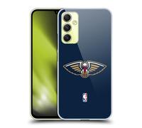 Head Case Designs Officially Licensed NBA Navy Blue New Orleans Pelicans Logo Hard Back Case Compatible With Samsung Galaxy A34 5G