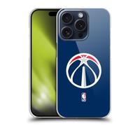 Head Case Designs Officially Licensed NBA Navy Blue Washington Wizards Logo Hard Back Case Compatible With Apple iPhone 15 Pro