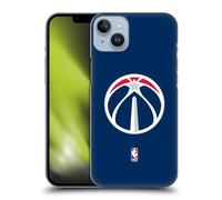 Head Case Designs Officially Licensed NBA Navy Blue Washington Wizards Logo Hard Back Case Compatible With Apple iPhone 14 Plus